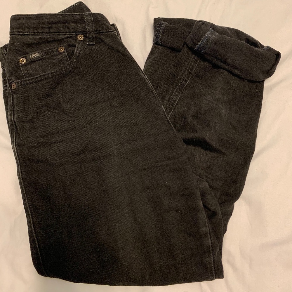 Lee Cropped Mom Jeans